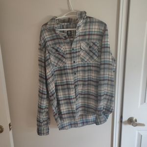 rainbow button up shirt